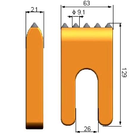 carbide cutting teeth-pick|tips 