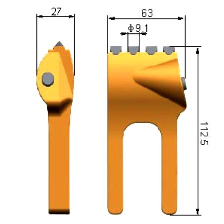 carbide auger teeth-pick|bit|tips