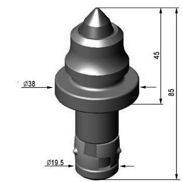 TP-12(RS19)  D16-H85 Trenching Bit |Treching Pick