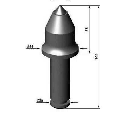 TP-05(C35R)  D16-H141 Trenching Bit |Treching Pick