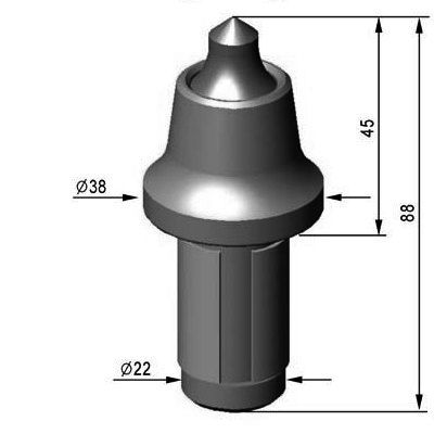 TB17(RS03) Trenching Bit |Treching Pick  D19-H88