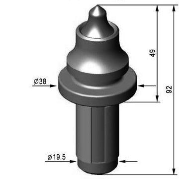 TB15(RS01)  D16-H92 Trenching Bit |Treching Pick