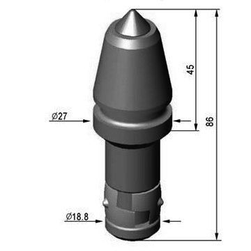 TB01(C21HD) D12-H86 Trenching Bit |Treching Pick