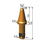 D12-H195 Coal-mining Cutter Pick