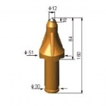 D12-H160 Coal-mining Cutter Pick