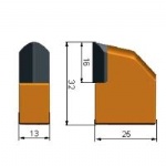 D13-H32-L25 挖机刀头