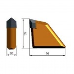 D20-H56-L75 HDD pick-bits-tips