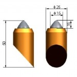 D25-H50 HDD pick-bits-tips