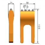 carbide flat tooth