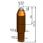 Carbide bullet tip