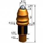 Carbide Round Shank Chisel