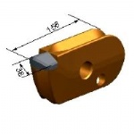 Trenching cutter for foundation drilling