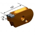 Replaceable construction drilling pick